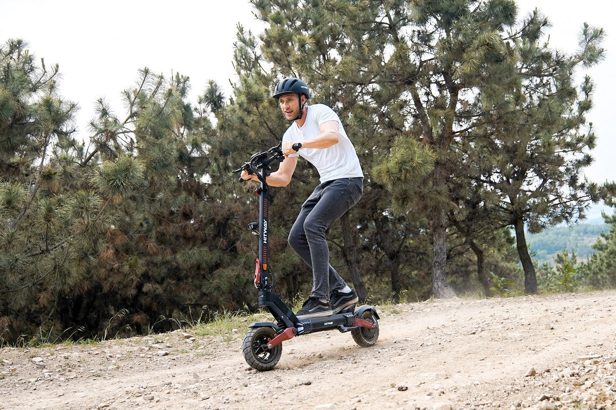 HITWAY H10 Electric Scooter — 48V 28.6Ah, Dual Motor, 10-inch Tyres — HITWAY UK electric scooter (view 9)