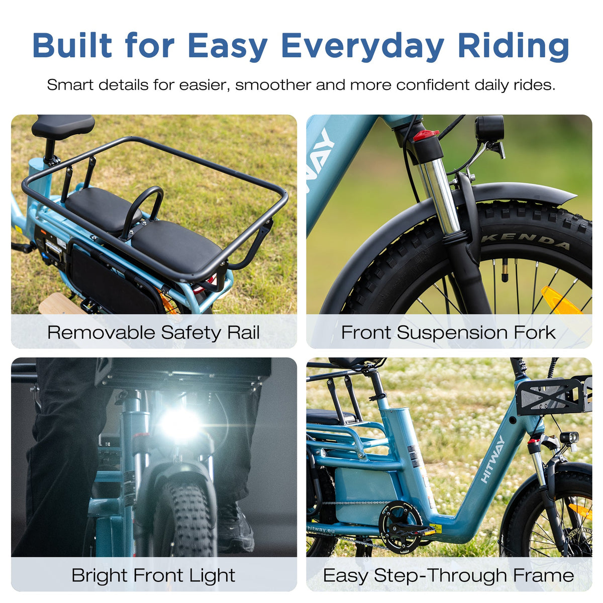 BK-T2 Longtail Electric Cargo Bike