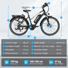 BK-U1 Mid-Drive Electric Bike up to 110 miles