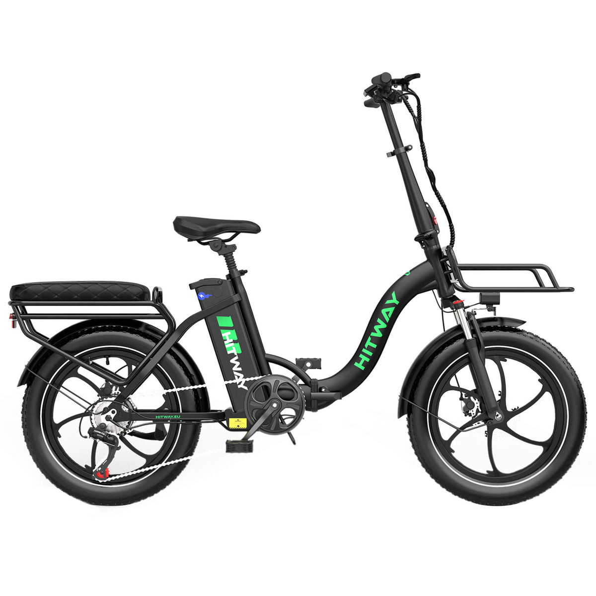 HITWA BK6SL1 36V 15.6Ah 20x3.0 inch Folding Electric Bike — HITWAY UK electric bike (view 3)