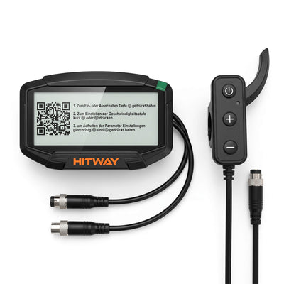 HITWAY H11 Scooter Dashboard & Thumb Throttle with App (Orange) — HITWAY UK display