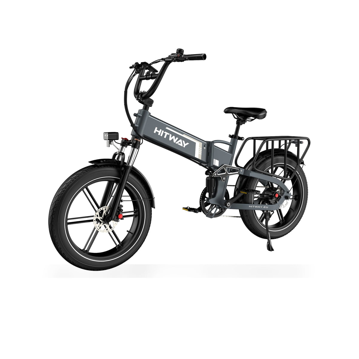 HITWAY BK10S Pro folding electric bike — left side view