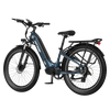 HITWAY BK16 City Electric Bike in Slate Blue — step-through frame profile