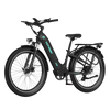 HITWAY BK16 City Electric Bike in Black — drivetrain and crankset